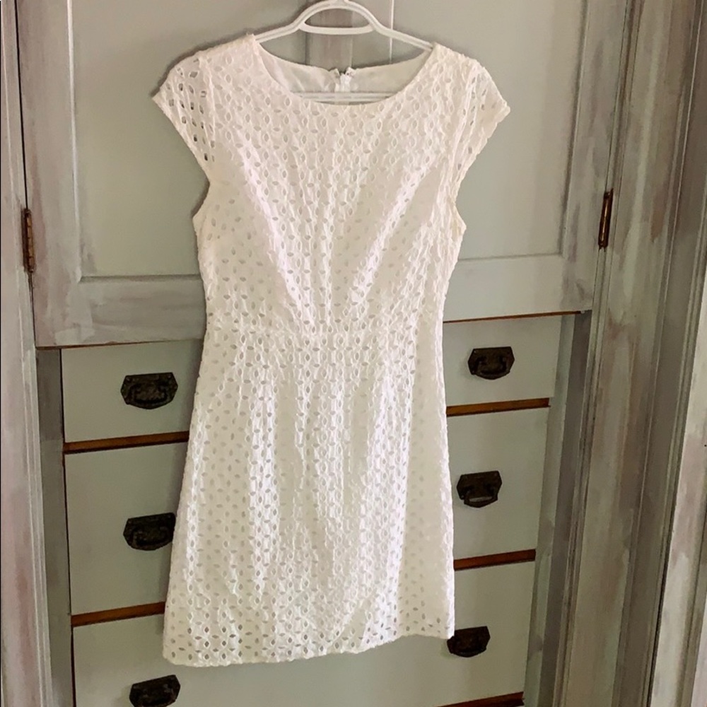 White lace summer dress